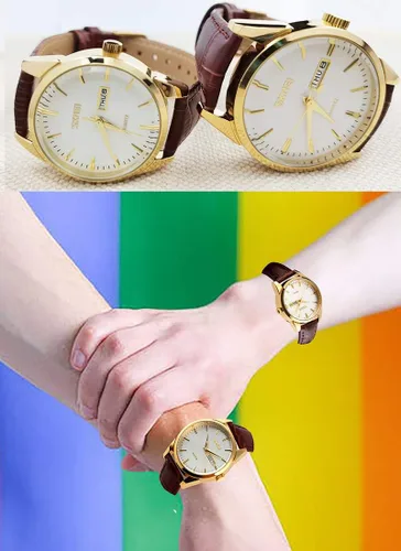 Miniatura 2 de SKMEI Pair Watches for Couples Men and Women His and Hers Watch Set Husband Wife Valentines Matching Wrist Watch Wedding Gifts Waterproof Business