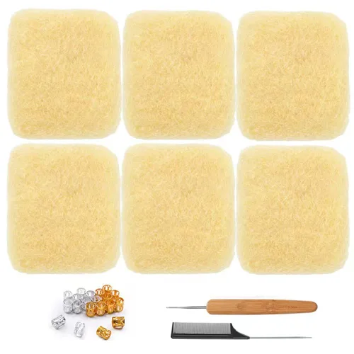 Miniatura 18 de Extensiones Loc de 10 pulgadas de grosor de cabello humano de 10 pulgadas, 10 hebras, extensiones de rastas de cabello humano para mujeres