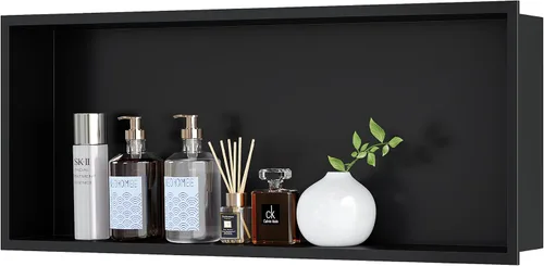 Miniatura 17 de Neodrain Nicho de ducha empotrado, gabinete de almacenamiento de baño, tamaño interior de 12 x 12 pulgadas, inserto de nicho de pared de baño