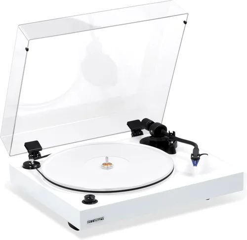 Miniatura 2 de Fluance RT85 Reference High Fidelity Vinyl Turntable (White), PA10 Phono Preamp and Ai81 Powered Floorstanding Speakers (Bamboo), Ortofon 2M Blue