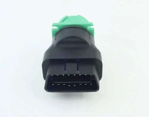 Miniatura 3 de Adaptador OBD2 macho a verde J1939 hembra