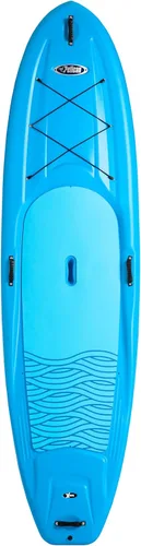 Pelican - Flow 106 Hardshell Stand-Up Paddle Board - Lightweight Board with a Bottom Fin for Paddling, Non-Slip Deck - Perfect for Youth & Adult