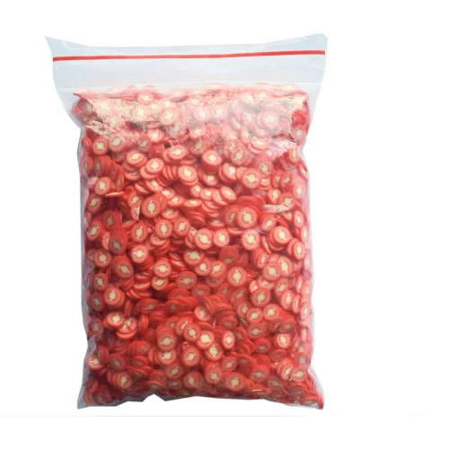 Miniatura 12 de 3.53 oz/bolsa de aguacate polímero arcilla rebanadas para manualidades DIY pequeño lindo 0.197 in plástico fruta klei barro partículas Aguacate