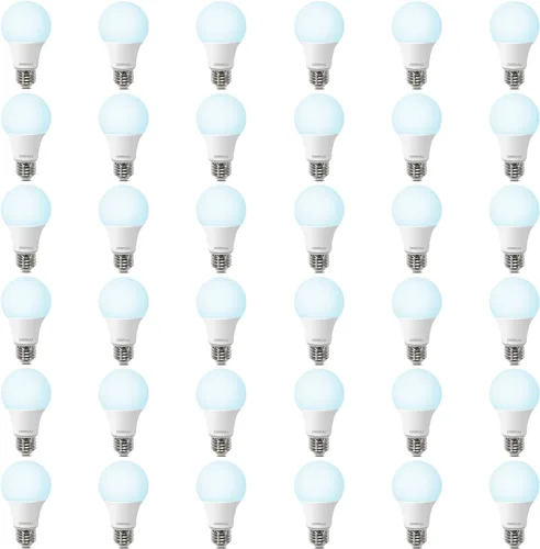 Miniatura 11 de Bombillas LED A19 DEGNJU, equivalentes a 100 vatios, luz diurna de 5000 K, 1500 lúmenes, base estándar E26, no regulables, bombillas LED de 13 W