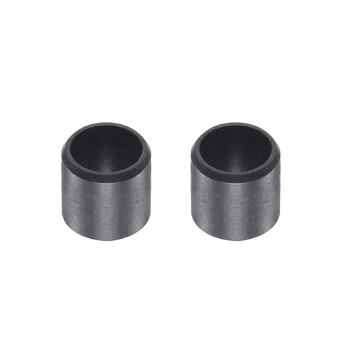 Miniatura 16 de uxcell Rodamientos de manga 0.197 in Diámetro 0.276 in OD 0.315 in Longitud POM Envueltos Bujes sin aceite Negro 2pcs
