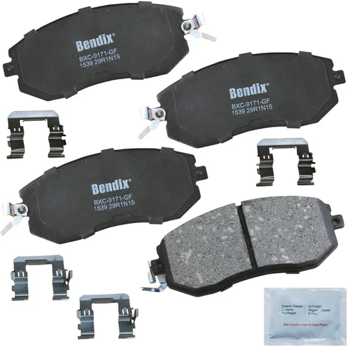 Miniatura 67 de Pastillas de freno delanteras cerámicas Bendix Priority1 CFC2302 para Hyundai Elantra 2021, Sonata 2022-2020, Kia K5 2023-2021