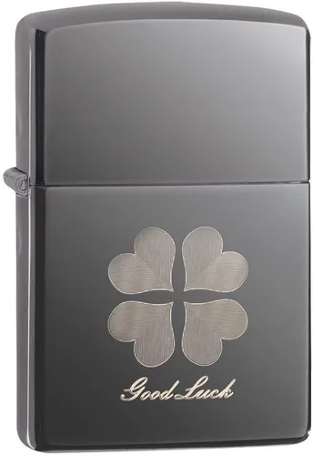 Miniatura 9 de Zippo Clover Design - Encendedor de bolsillo, cromo pulido, talla única (ZO24699)