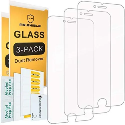 Miniatura 2 de [3-Pack] Protector de visualización de vidrio templado Mr Shield para iPhone 6/iPhone 6s