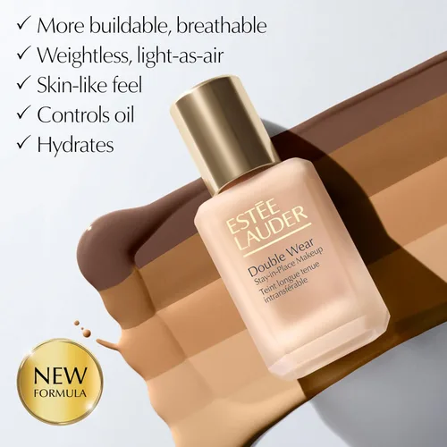 Miniatura 8 de Estée Lauder Maquillaje de base de maquillaje doble que se mantiene en su lugar, base mate de larga duración, 1 onza líquida 2N2 Buff - Ligero-medio