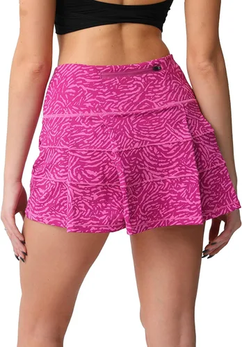 Miniatura 4 de Husnainna Falda pantalón plisada de cintura alta con bolsillos para tenis y golf para mujer, pantalones cortos incorporados para el entrenamiento