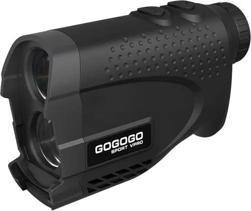 Gogogo Sport Vpro GS24 - Telémetro láser para golf y caza, con aumento de 7X, rango de medición de distancia de 1200 yardas, función de vibración de