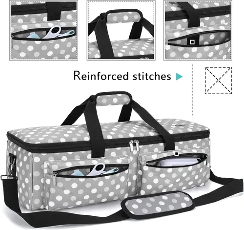 Miniatura 4 de Bolsa de transporte LUXJA compatible con Cricut Explore Air y Maker, bolsa compatible con Cricut Explore Air, Silhouette Cameo 4 y suministros