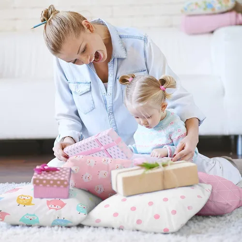 Miniatura 7 de UOMNY - Juego de 2 fundas de almohada para niños, 100 % algodón, funda de almohada, para almohadas de 5.1 x 7.1 pulgadas Búho