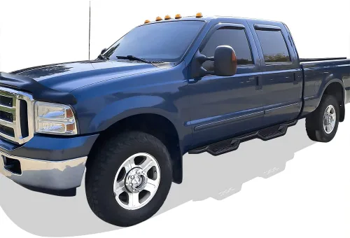 Miniatura 6 de APS Negro 6 pulgadas Tubular Drop Down Style Nerf Bars Estribos Compatible con Ford F250 F350 Super Duty 1999-2016 Crew Cab