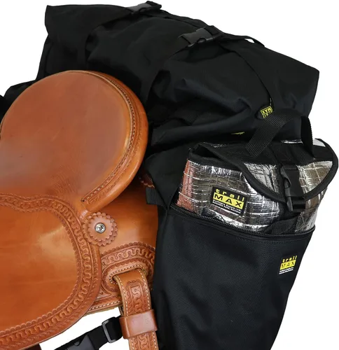 Miniatura 3 de TrailMax Bolsas de alforja sobre la silla de montar; bolsas de alforja se adaptan a la mayoría de las sillas de montar occidentales; ideales