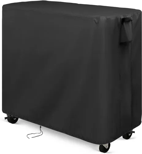 Kingling Funda para carrito enfriador de patio de 57 cuartos de galón, cubierta impermeable para carrito enfriador de aire libre con ruedas,
