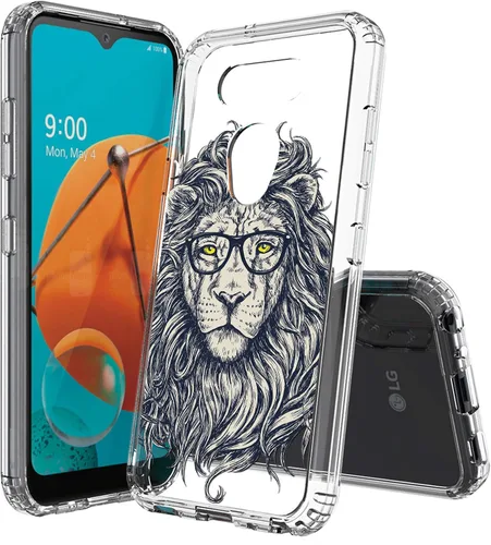 Miniatura 20 de Compatible con LG Aristo 5, funda transparente impresa, a prueba de golpes, arañazos, compatible con LG Phoenix 5/Fortune 3/Tribute Monarch/Risio 4