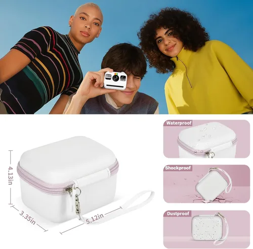 Miniatura 3 de ANKHOH Estuche para cámara digital Polaroid Go Generación 2 Gen 2/9035/9071/9070 Mini Cámara Instantánea, Almacenamiento de cámaras de película