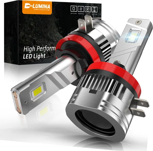 Miniatura 11 de D-Lumina H10 Switchback - Bombillas LED antiniebla, 8000 lúmenes, 40 W, 300% brillo, doble color, 6000 K, xenón blanco/3000 K amarillo dorado, 9145
