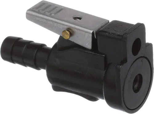 Miniatura 3 de Seachoice Conector de combustible de lujo para manguera Evinrude/Johnson, hembra, 5/16 pulgadas Barb, negro