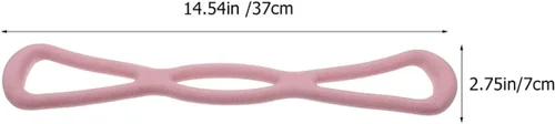Miniatura 4 de BESPORTBLE Juego de 3 bandas elásticas de resistencia para yoga, alta elasticidad para estiramientos de espalda, hombros y pecho, correas