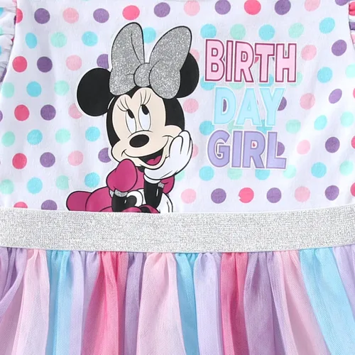 Miniatura 3 de Disney Vestido tutú de cumpleaños para niñas Minnie Mouse para niños pequeños - Multicolor