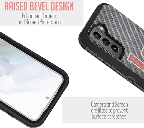 Miniatura 6 de Jackpot inalámbrico diseñado para Samsung Galaxy S21 FE, funda protectora de cuerpo completo, resistente con protector de pantalla incorporado, KC.