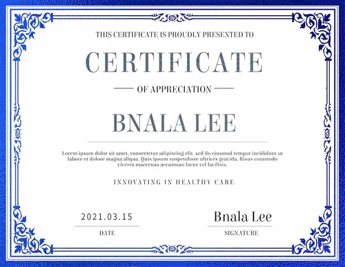 Miniatura 7 de Papel de certificado profesional de 8.5 x 11 pulgadas para impresión, papel de diploma, papel de certificados de premio, 80 libras, 15 unidades, Azul