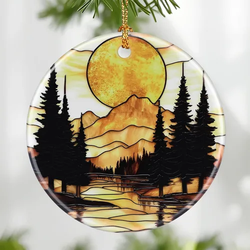 Miniatura 7 de Adorno de puesta de sol de playa, adorno de Navidad, decoración de árbol de Navidad, decoración de vacaciones, relleno de calcetines, idea de regalo
