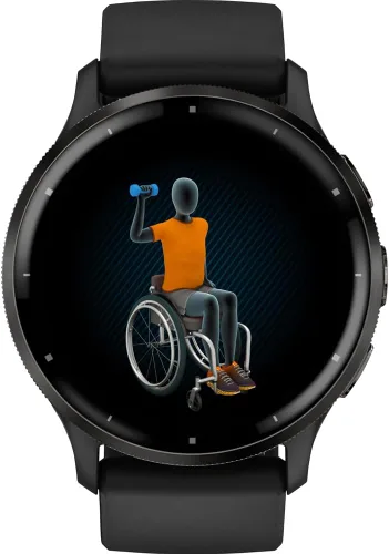 Miniatura 8 de Garmin Venu 3 Health and Fitness - Reloj inteligente con GPS y bisel de pizarra/correa negra (1.772 in) - (renovado)