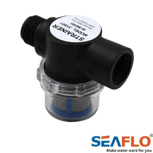 Miniatura 6 de SEAFLO Filtro de filtro en línea para bomba de agua (51S01) - Entrada/salida NPSM de 1/2 pulgada - Reemplazo de RV - Compatible con bombas Shurflo