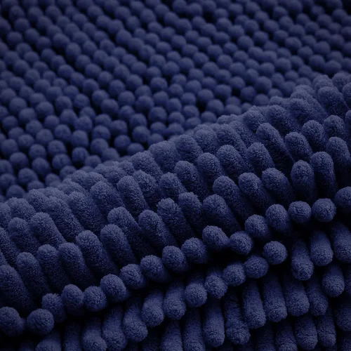 Miniatura 92 de Smiry Juego de 2 alfombras de baño, felpilla suave y absorbente, lavable a máquina, antideslizantes, para bañera, ducha y suelo