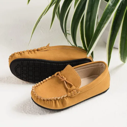Miniatura 5 de CENCIRILY Mocasines para niños y niñas suaves sin cordones para vestir Oxford zapatos planos casuales para barco uniforme escolar mocasines