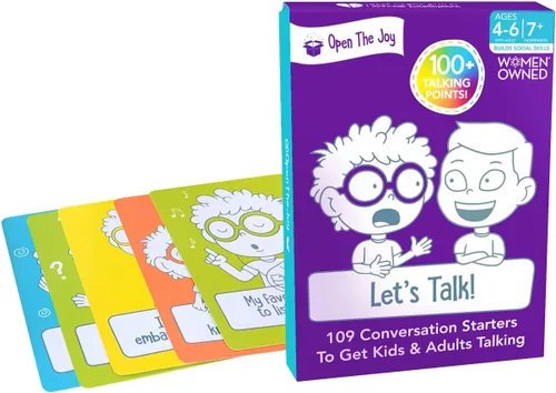 Miniatura 6 de Let's Talk - Tarjetas de inicio de conversación para niños, más de 100 indicaciones y preguntas para desarrollar inteligencia emocional
