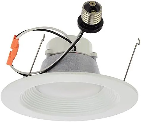 Miniatura 2 de Lámpara LED empotrable regulable de 16 W de 6 pulgadas (compatible con 5 pulgadas) con ribete blanco 90-CRI, UL y Energy Star (paquete de 4), blanco