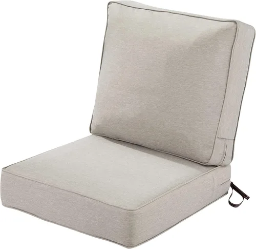 Classic Accessories Montlake® FadeSafe® - Juego de cojines para sillas de patio, 23 x 45 pulgadas, color beige antiguo