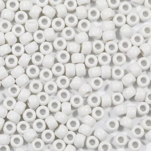 Miniatura 39 de 1000 cuentas de pony negras de 0.236 x 0.32 pulgadas para pulseras, trenzas de pelo y manualidades de bricolaje, solo para uso en manualidades