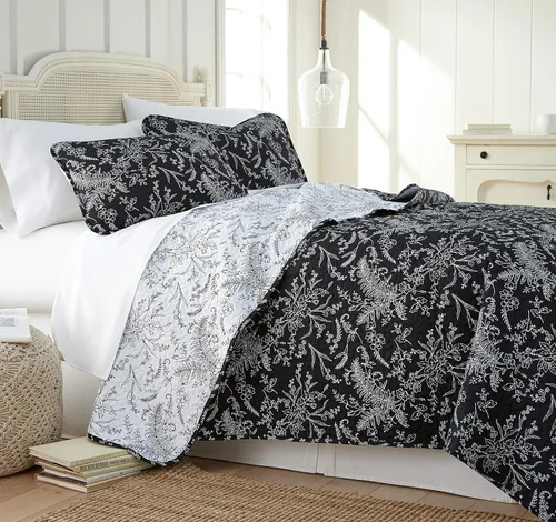Miniatura 22 de Southshore Fine Living, Inc. Juego de colcha tamaño queen extragrande, colcha suave con dos fundas de almohada a juego