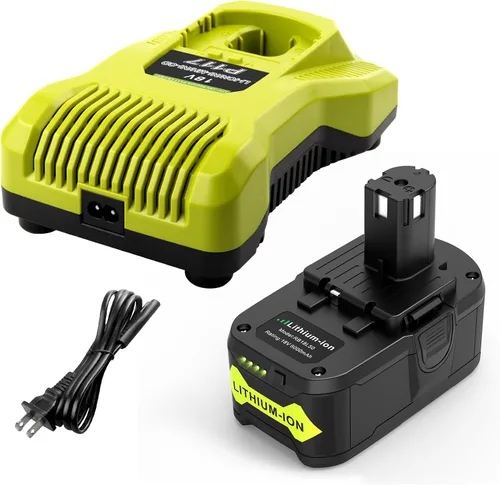 Miniatura 9 de Futurebatt Paquete de 2 baterías de alta capacidad de 18 V y 6.0 Ah para sistema Ryobi ONE+ P102 P103 P105 P107 P108 P109 P122 18 voltios indicador