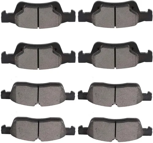 Miniatura 11 de CCIyu Juego de pastillas de freno de cerámica delanteras y traseras D882/D883 para Buick Rainier (2004-2005), Chevrolet SSR (2003-2005), Chevrolet