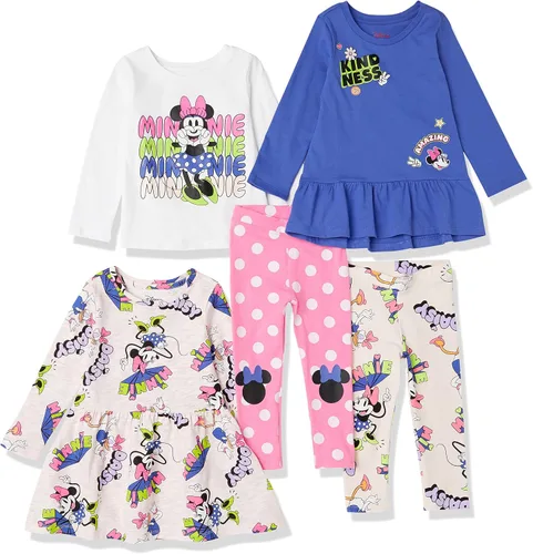 Miniatura 25 de Amazon Essentials Disney Marvel Star Wars Frozen Conjunto de ropa de mezcla y combinación de princesa para niñas y niños pequeños