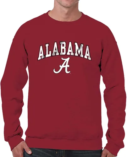 Campus Colors, Gameday - Sudadera para adultos con nombre de la universidad en arco y logotipo, para días de partido, estilo suave, cuello redondo