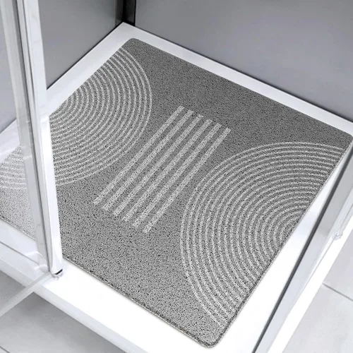 Miniatura 17 de Tapete de ducha antideslizante grande tapete de bañera antideslizante de 24 x 32 pulgadas, tapete de ducha de lufa para ducha interior, almohadilla