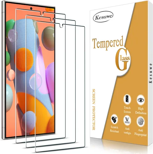 Miniatura 16 de Paquete de 3 protectores de pantalla de privacidad para Samsung Galaxy S23 5G, película de vidrio templado privado antiespía, compatible