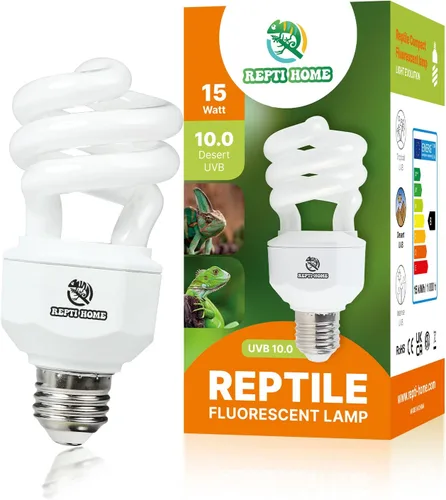 Miniatura 9 de Luz de reptil UVA UVB 23W 5.0, terrario tropical y subtropical lámpara fluorescente compacta, bombilla de reptil UVB para serpientes, camaleones