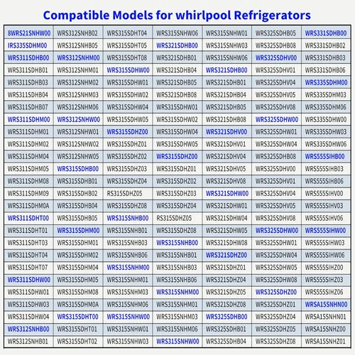 Miniatura 5 de 2 unidades mejoradas W11239961 W10900538 para puerta de refrigerador compatibles con refrigerador Whirlpool, reemplazo 4591452, AP6333410