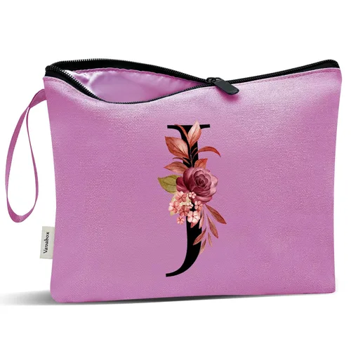 Miniatura 146 de Vavabox A-Z Bolsa de Maquillaje Personalizada, Regalos de Cumpleaños para Mujeres y Mamá, Regalos para la Mejor Amiga, Bolsa de Cosméticos