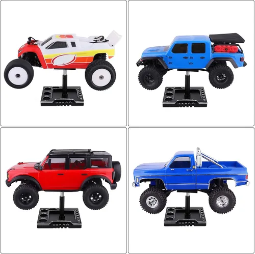 Miniatura 6 de Hobbypark 1/18 1/24 RC Crawler Soporte de trabajo de rotación de 360 grados Elevador o inferior Estación de trabajo de reparación de automóviles RC