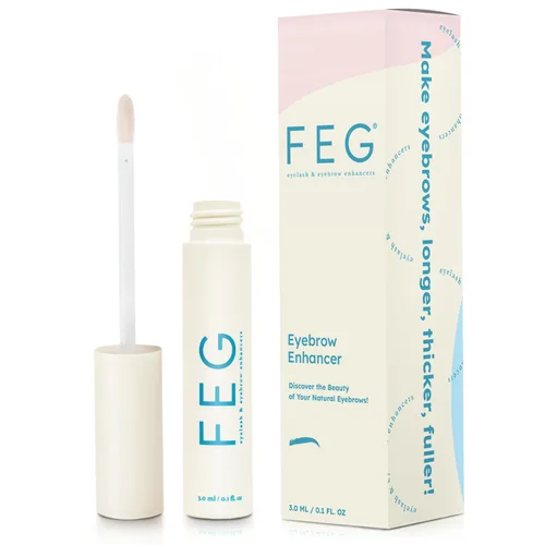 FEG Suero potenciador de cejas para cejas más gruesas | Suero natural para mejorar las cejas para crecer y engrosar las cejas | Estimula el