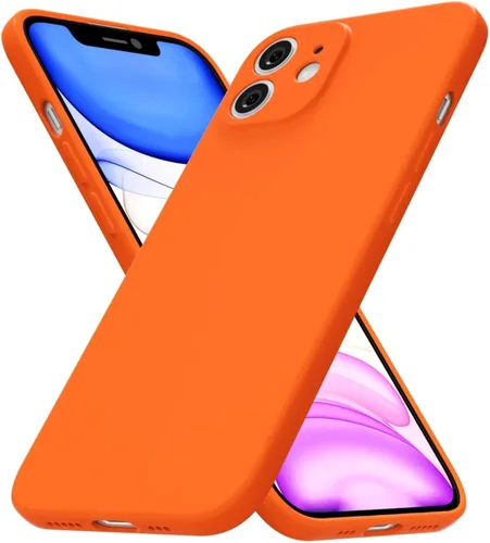 Miniatura 260 de Funda de silicona para iPhone 11, funda delgada de gel de goma suave para mujeres y niñas, bonita funda de teléfono de TPU mate con protección